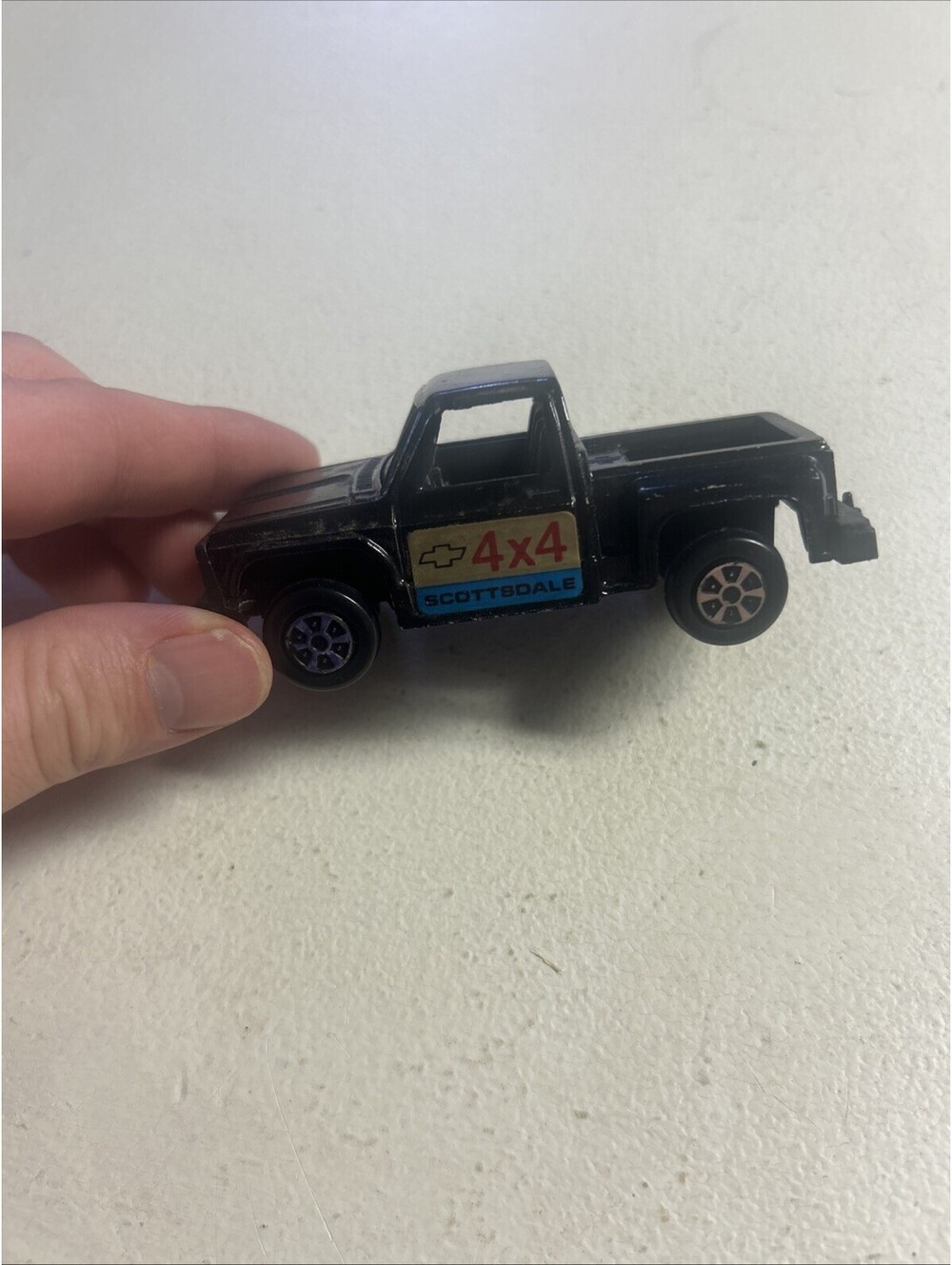 Tootsietoy Vintage Scottsdale Step side Square Body Chevy Great Paint & Stickers